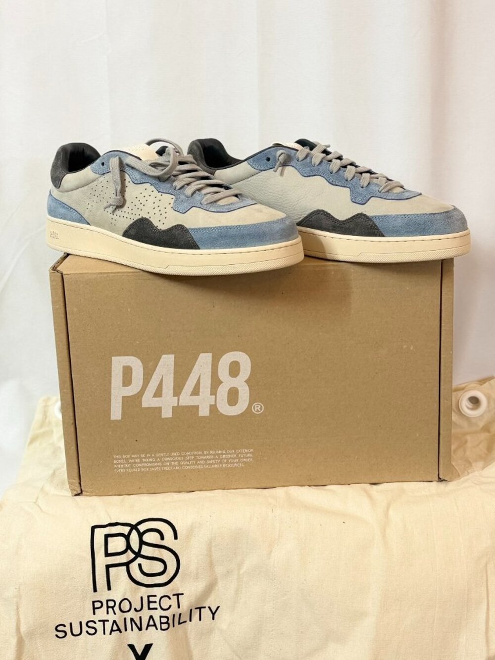 NEW - P448 Vert Leather Sneaker Shoe - Size 40